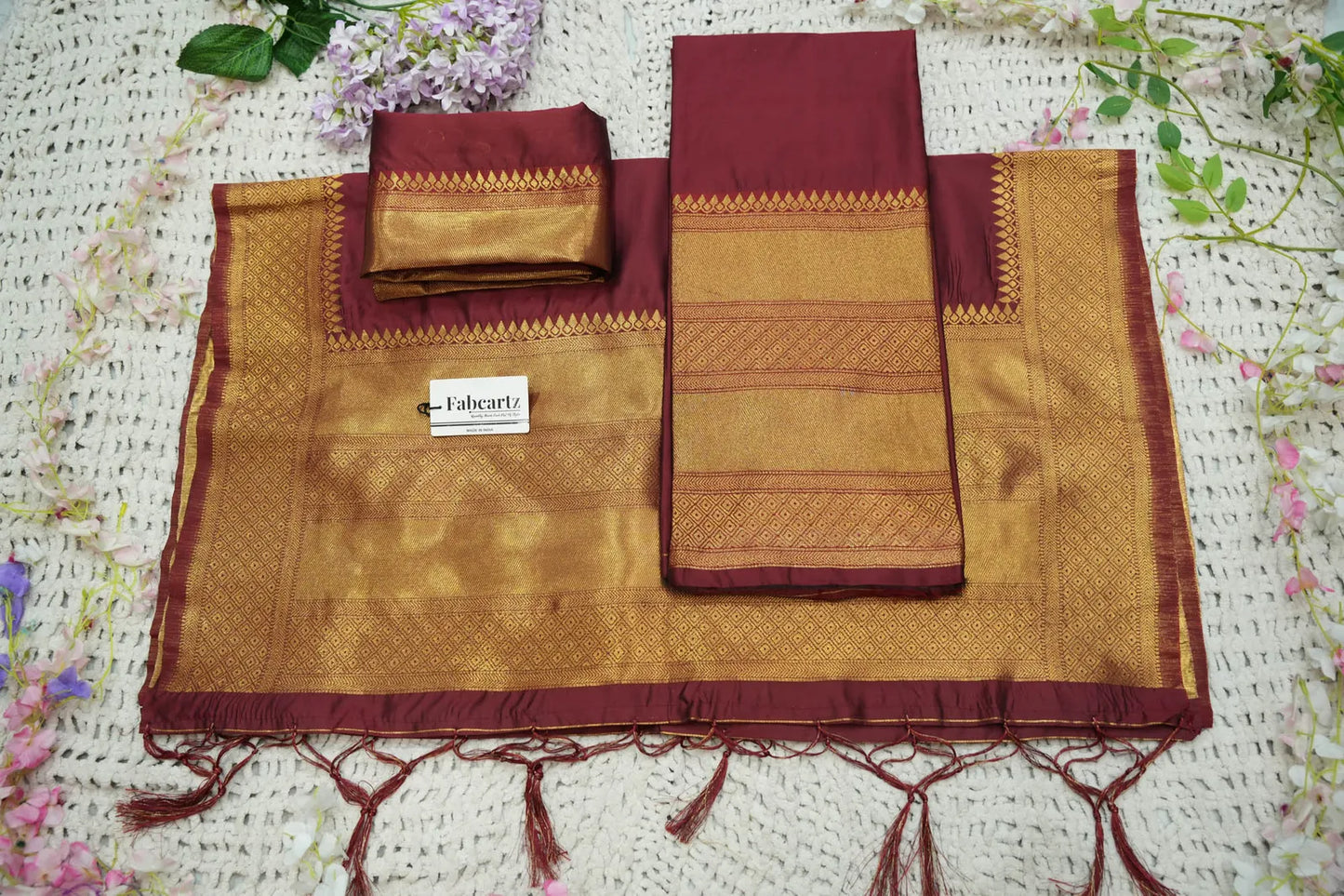South Indian Festival Traditional Half Saree (NarayanPet)