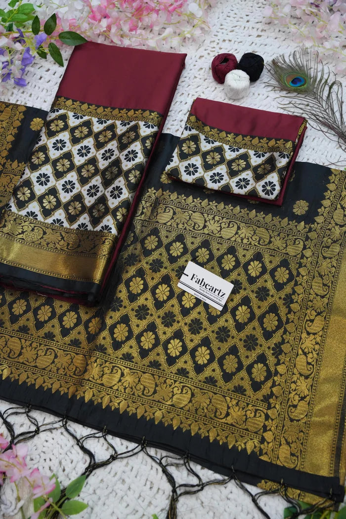 OnlinePattu South Indian Festival Traditional Half Saree