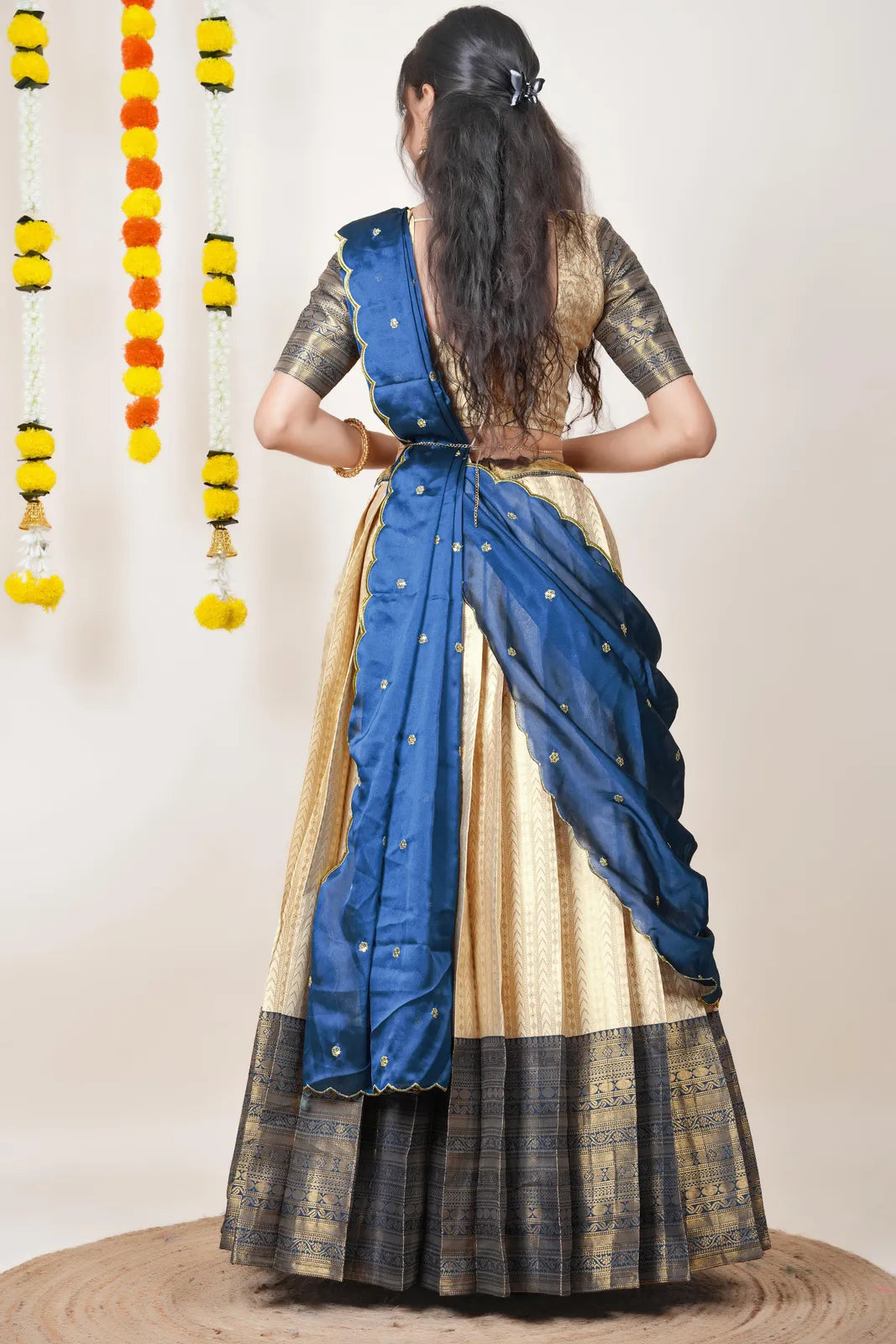 Rehani South Indian Festival Traditional Half Saree