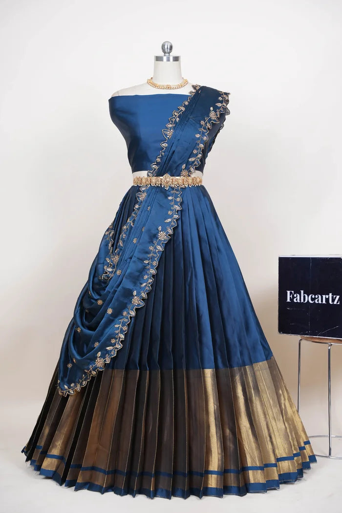 South Indian Festival Traditional Half Saree (Aghore)