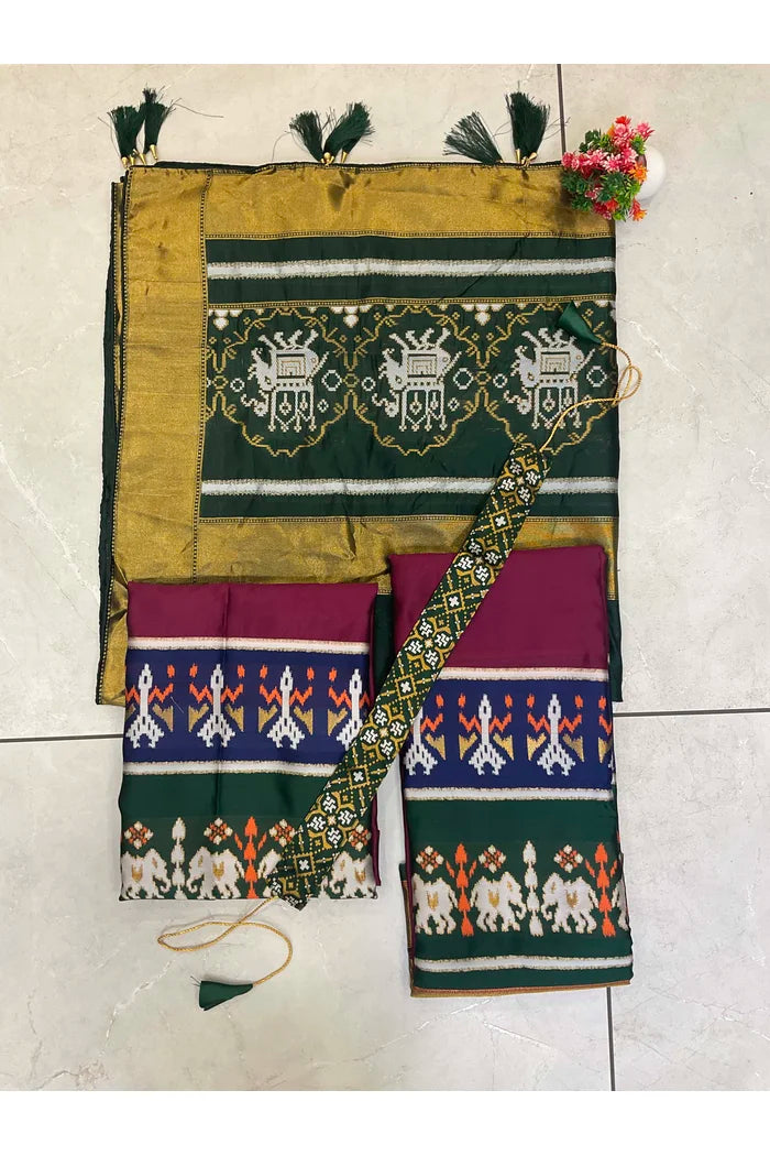 South Indian Festival Traditional Half Saree (Avani)