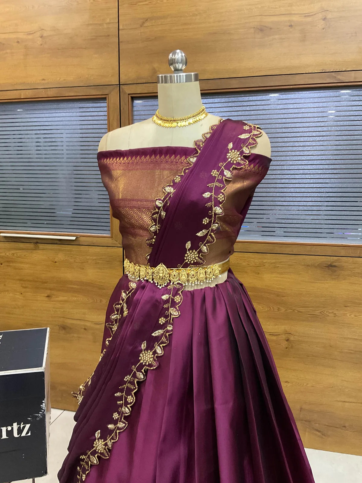 South Indian Festival Traditional Half Saree (NarayanRango)
