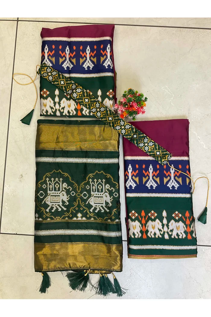 South Indian Festival Traditional Half Saree (Avani)