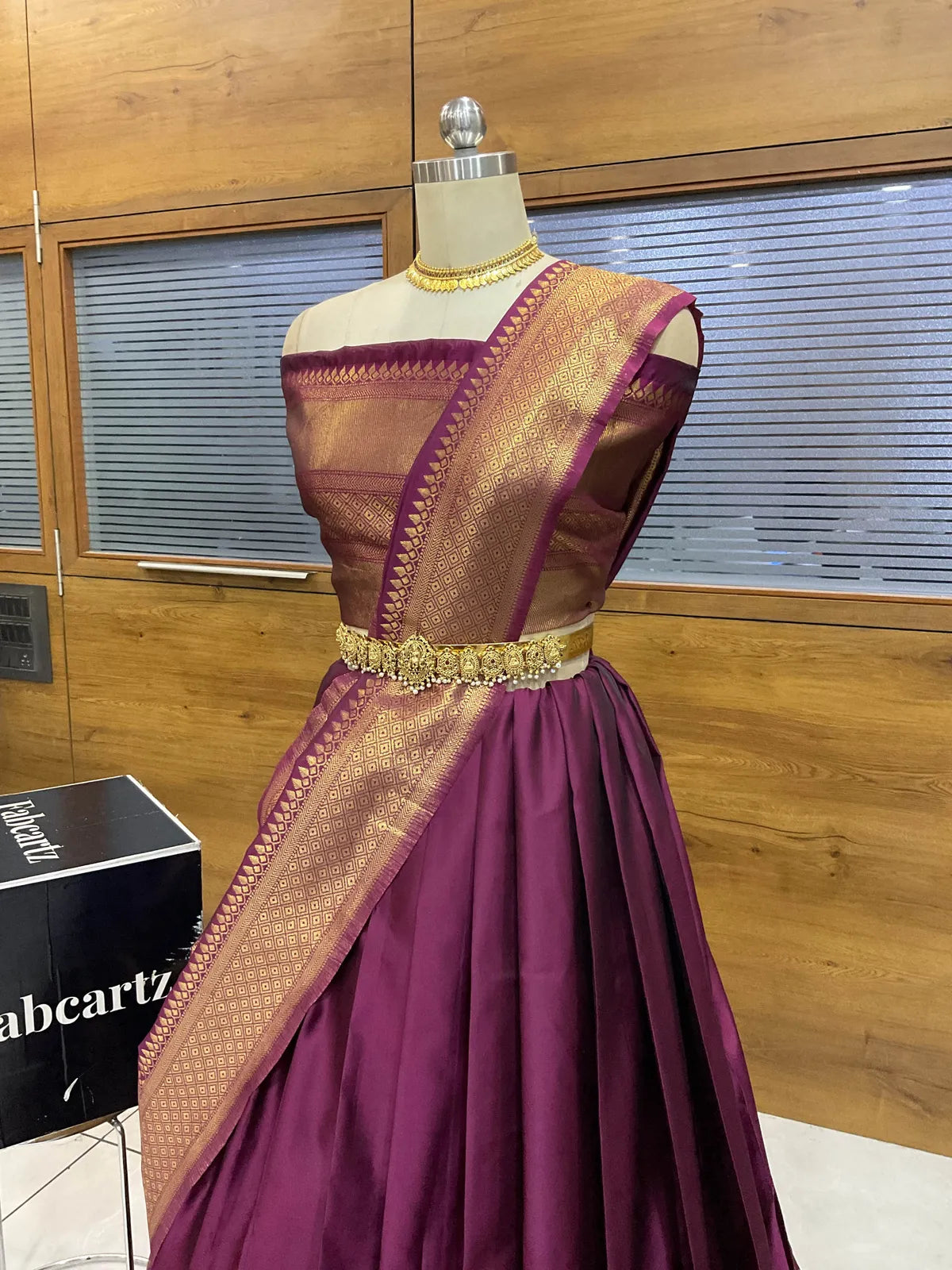 South Indian Festival Traditional Half Saree (NarayanPet)