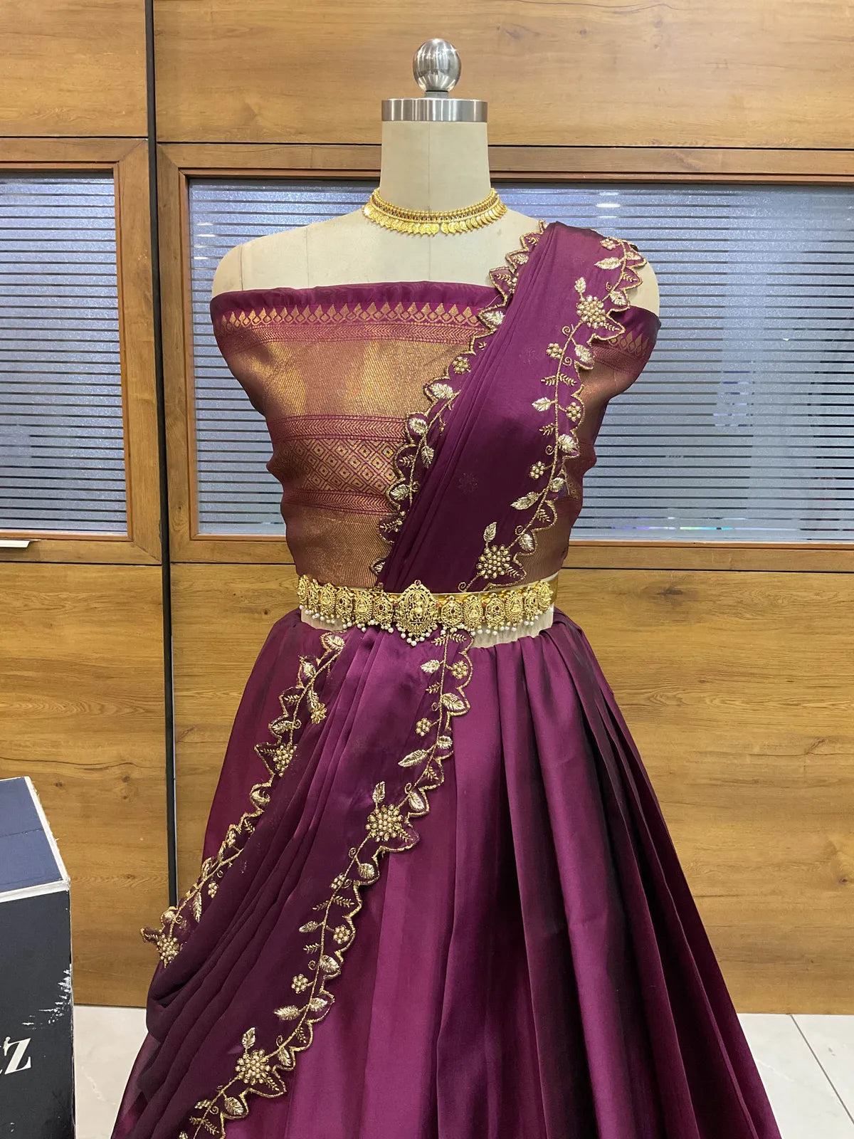 South Indian Festival Traditional Half Saree (NarayanRango)