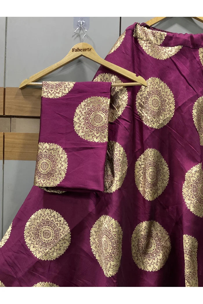 Gola CLEARANCE SALE Beautiful Banarasi Jacquard Lehenga choli with Rangoli Dupatta for Women