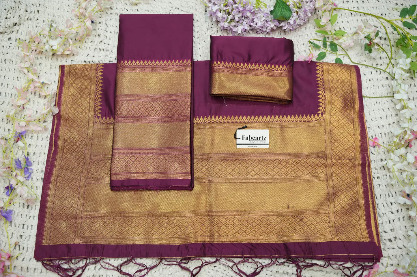 South Indian Festival Traditional Half Saree (NarayanPet)