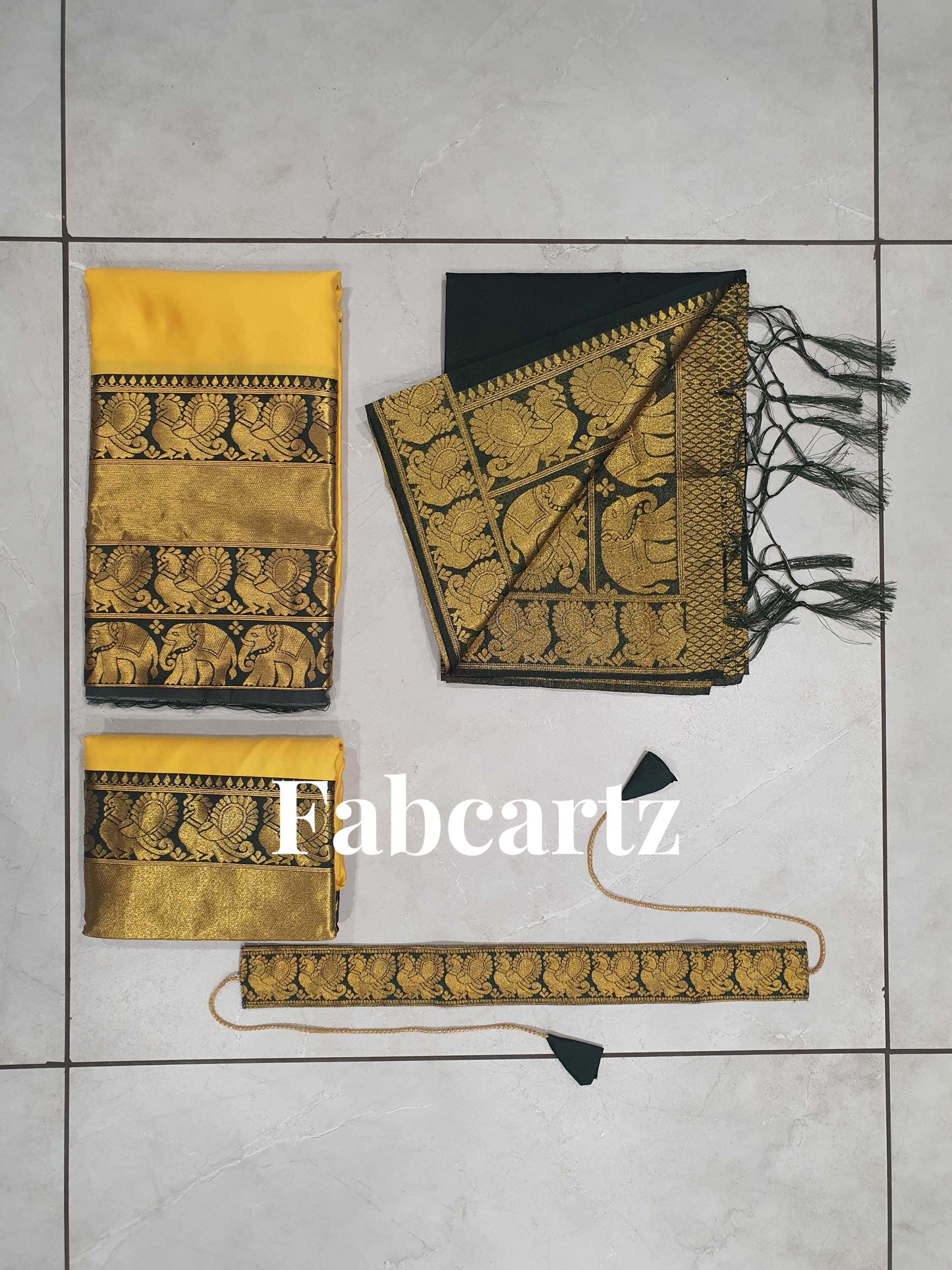 South Indian Festival Traditional Half Saree(Pochampalli)