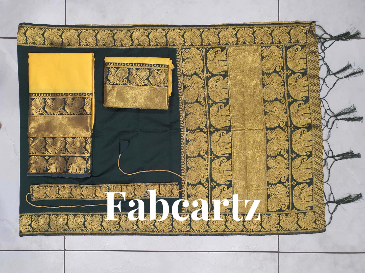 South Indian Festival Traditional Half Saree(Pochampalli)