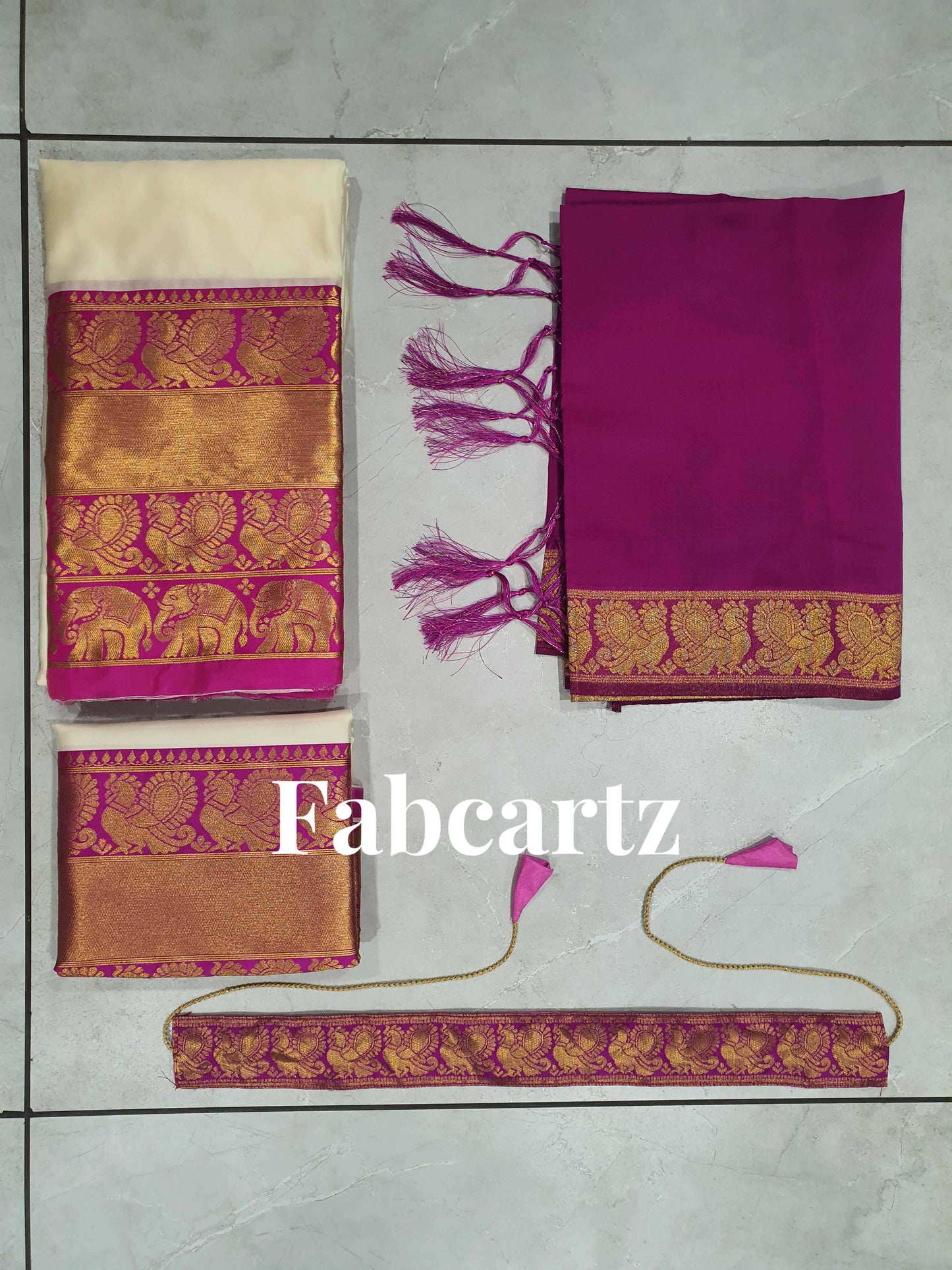 South Indian Festival Traditional Half Saree(Pochampalli)