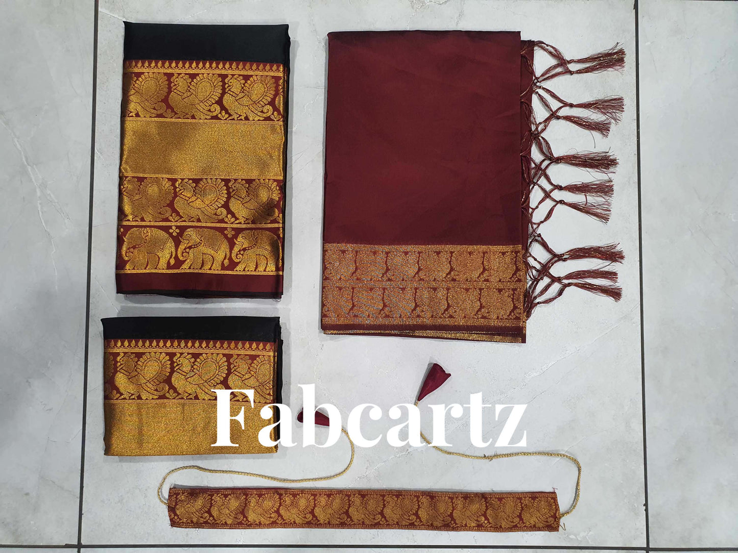 South Indian Festival Traditional Half Saree(Pochampalli)