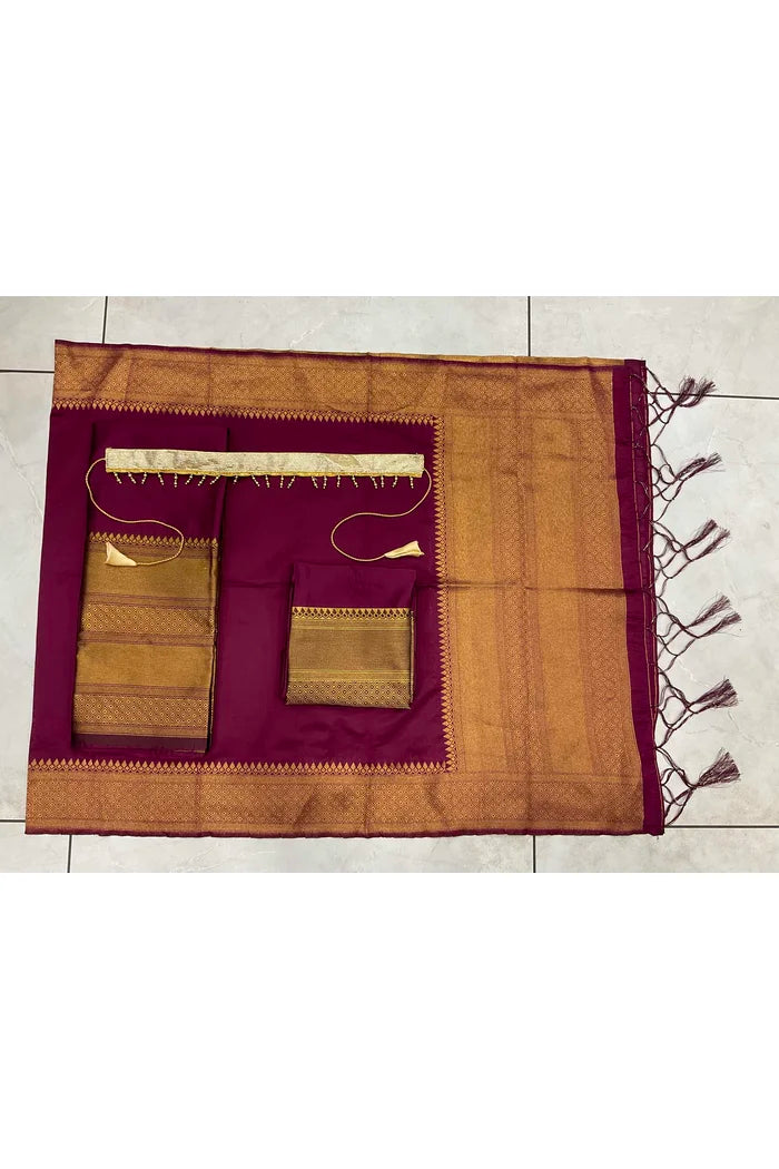 South Indian Festival Traditional Half Saree (NarayanPet)