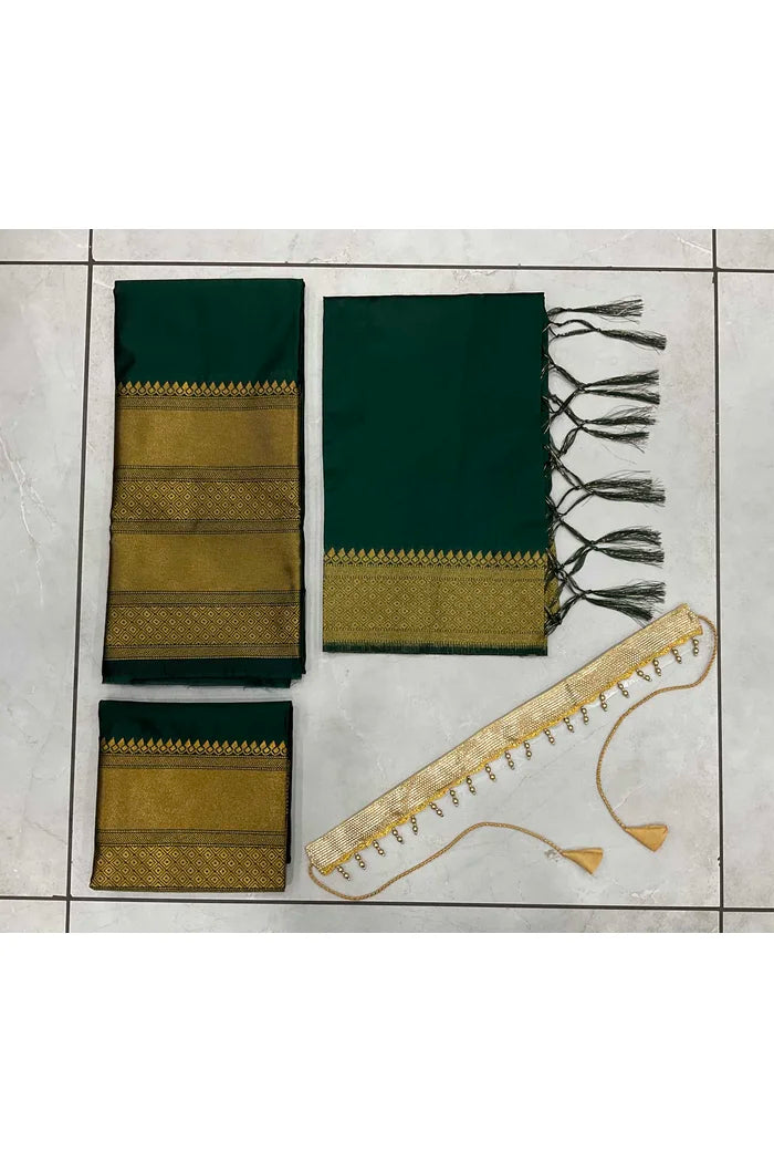 South Indian Festival Traditional Half Saree (NarayanPet)