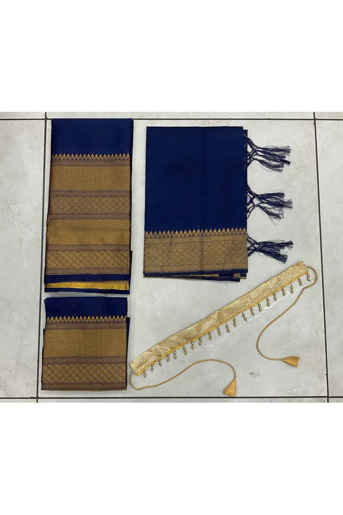 South Indian Festival Traditional Half Saree (NarayanPet)