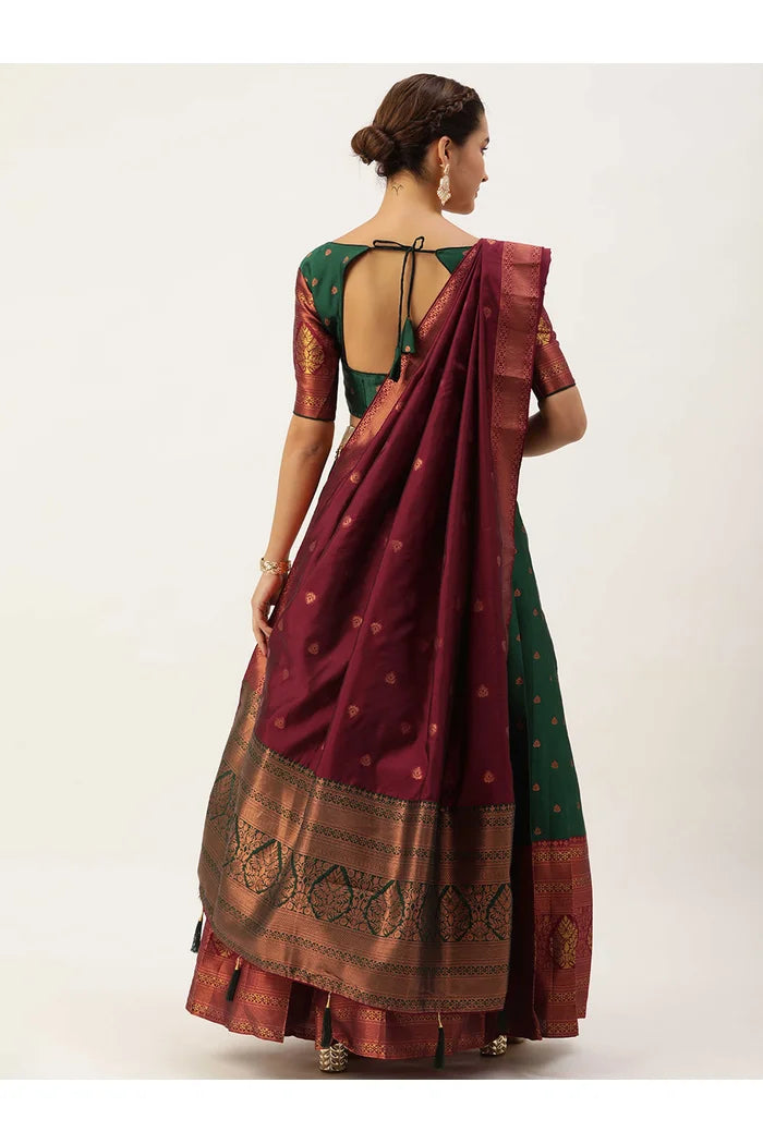 South Indian Festival Traditional Half Saree (Madhuri)