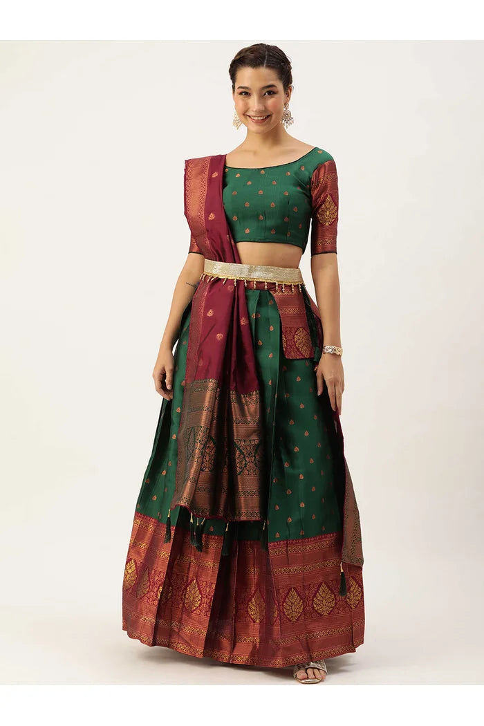 South Indian Festival Traditional Half Saree (Madhuri)