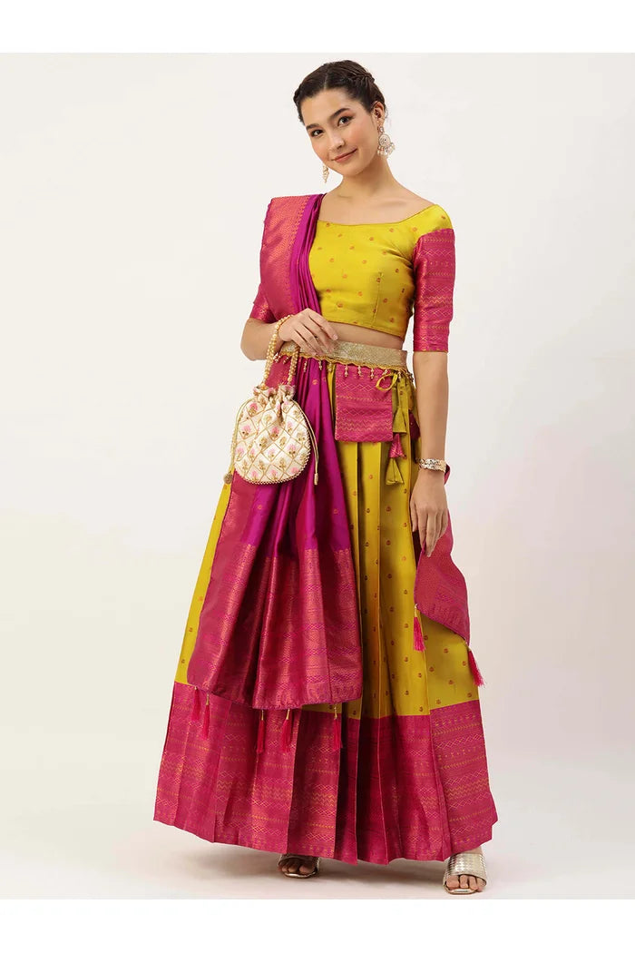 South Indian Festival Traditional Half Saree (Langhar)