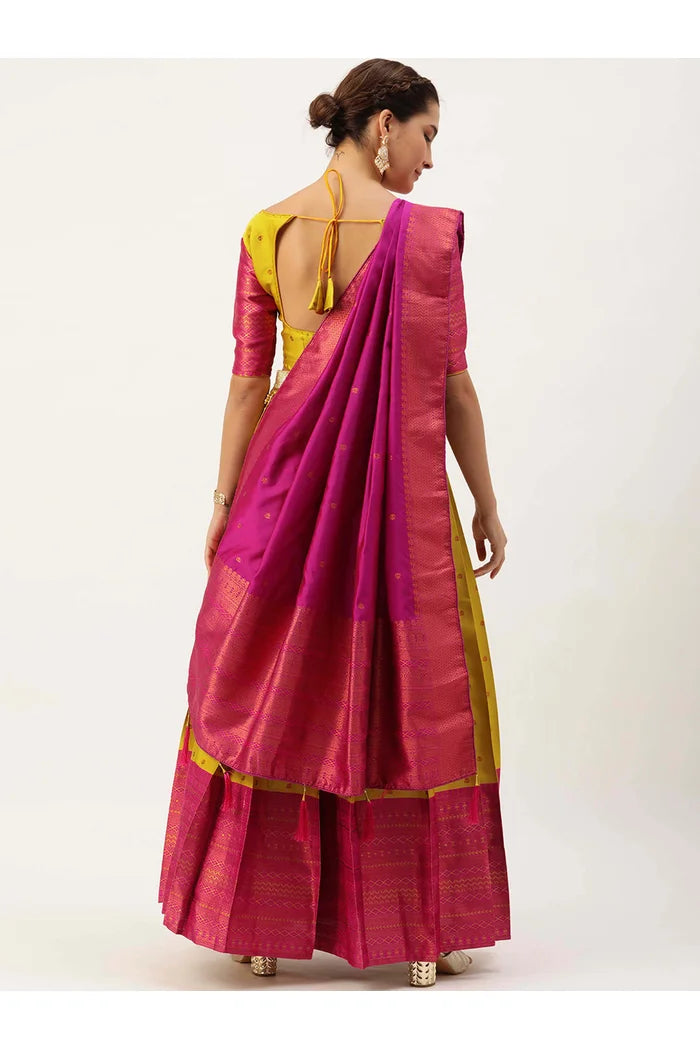 South Indian Festival Traditional Half Saree (Langhar)