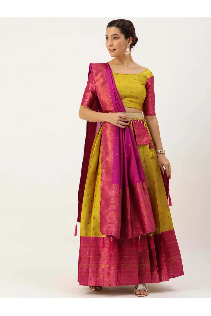 South Indian Festival Traditional Half Saree (Langhar)