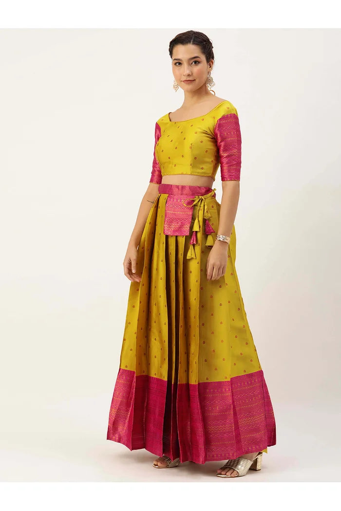 South Indian Festival Traditional Half Saree (Langhar)