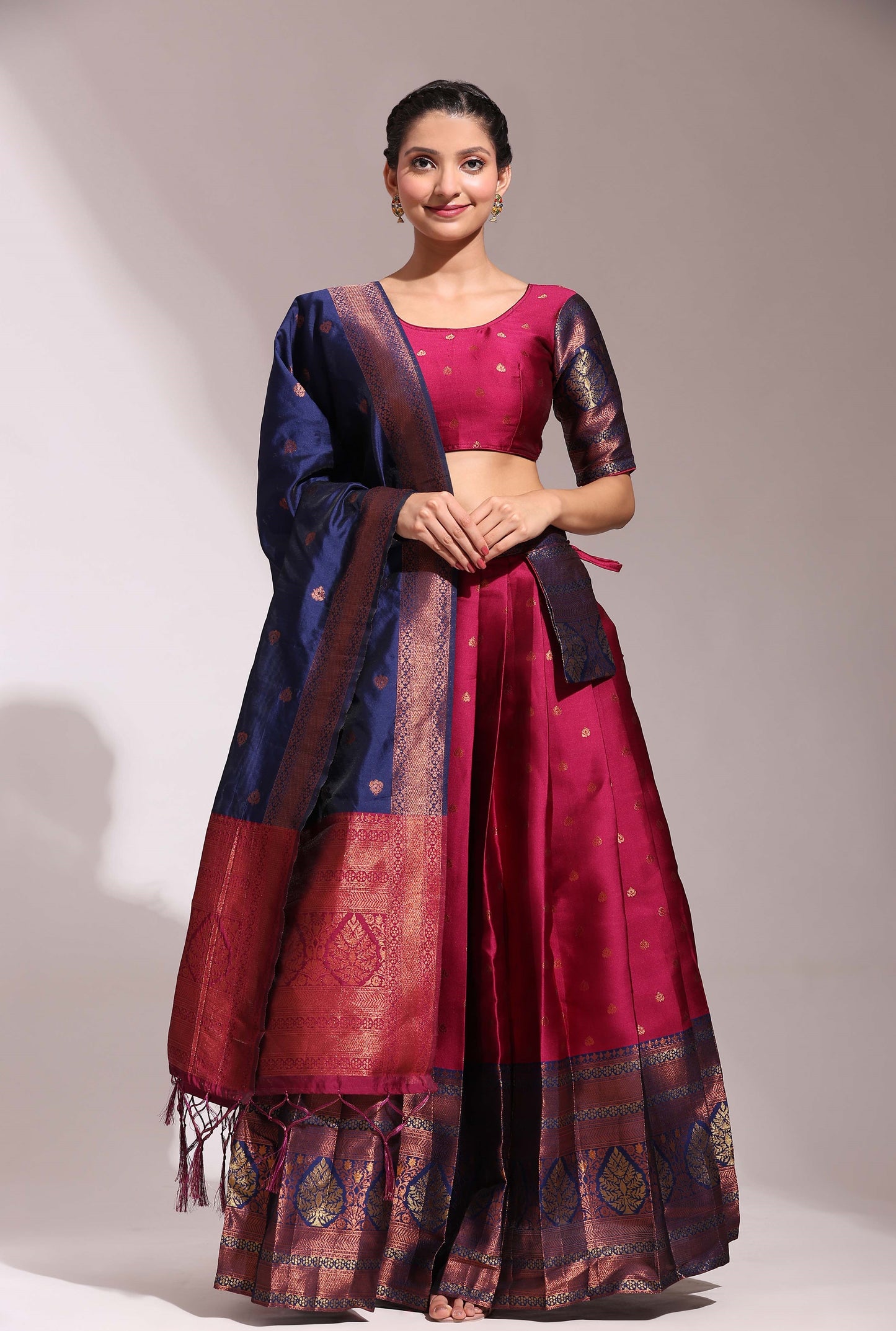South Indian Festival Traditional Half Saree (Madhuri)