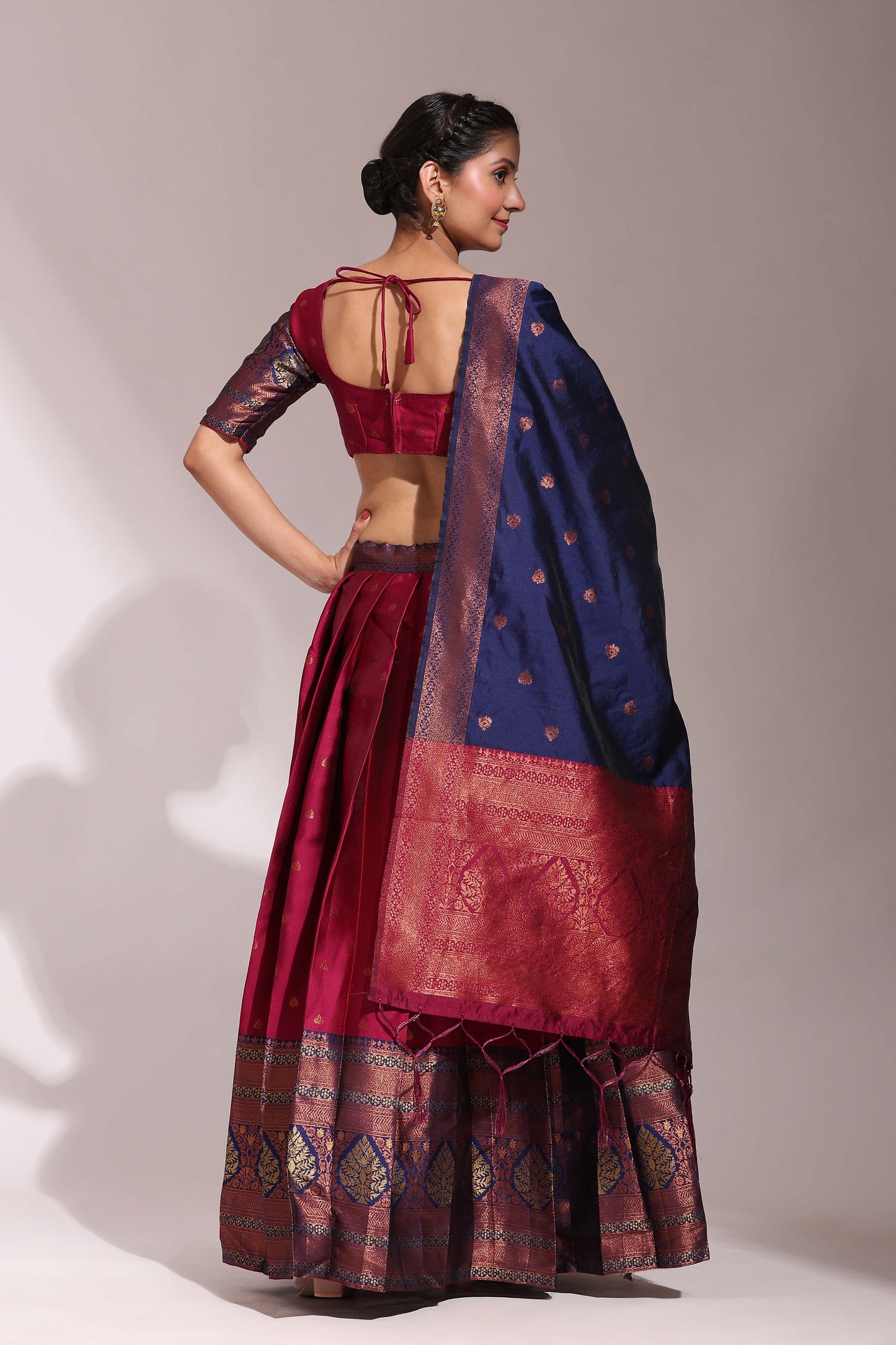 South Indian Festival Traditional Half Saree (Madhuri)