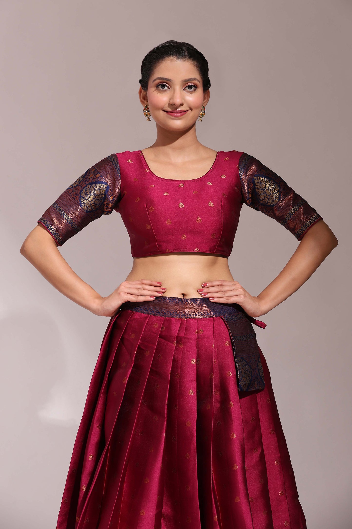 South Indian Festival Traditional Half Saree (Madhuri)