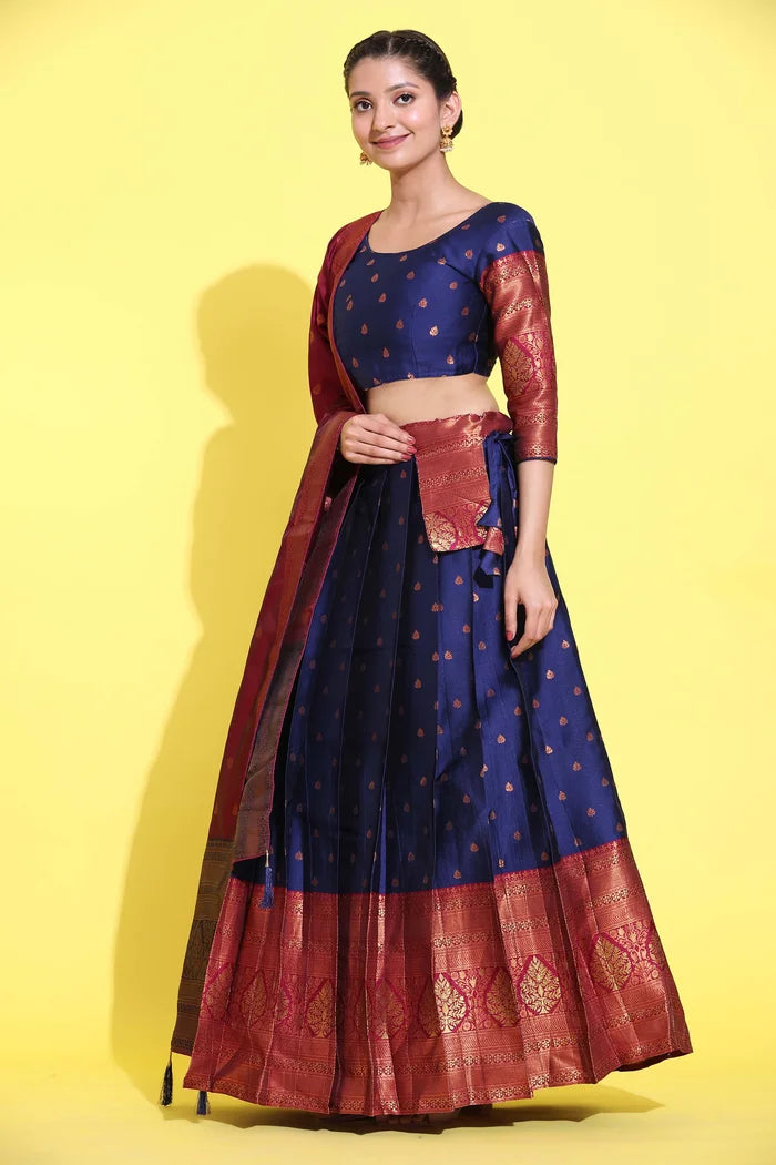 South Indian Festival Traditional Half Saree (Madhuri)
