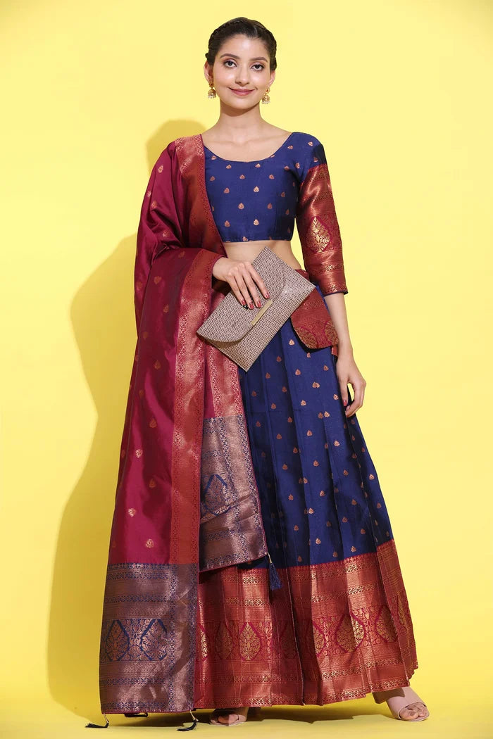 South Indian Festival Traditional Half Saree (Madhuri)