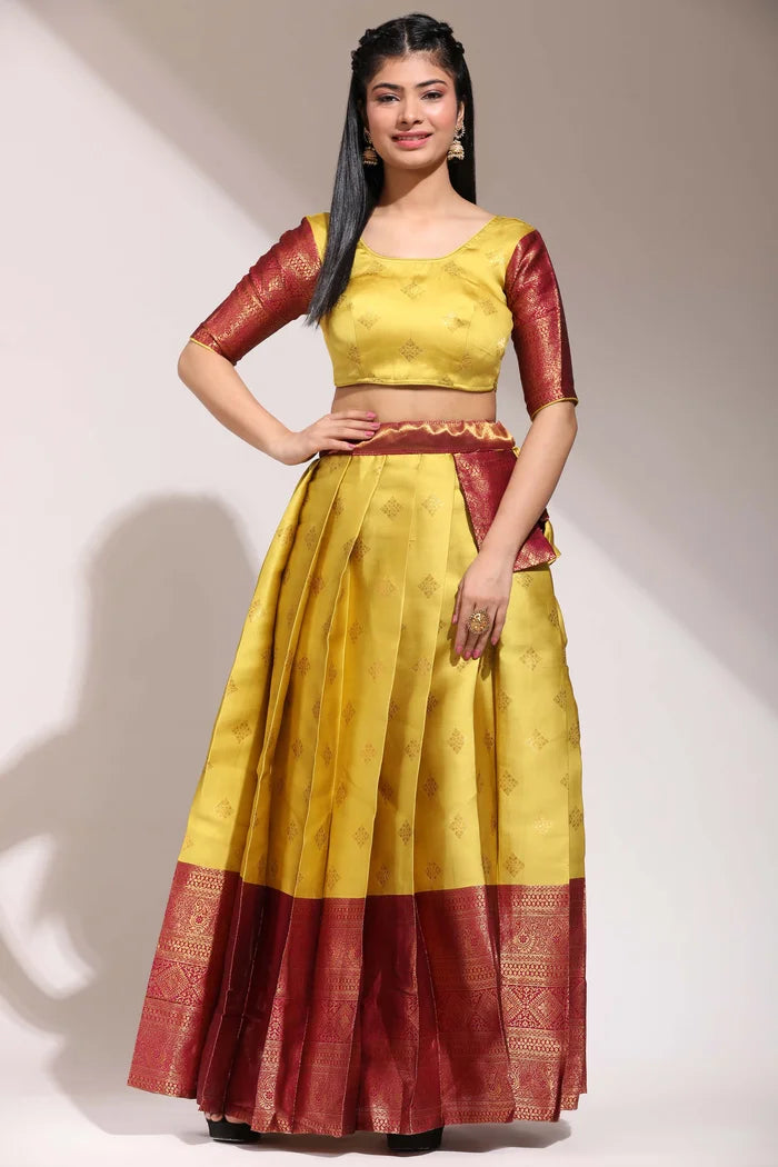 South Indian Festival Traditional Half Saree (VedPattu)