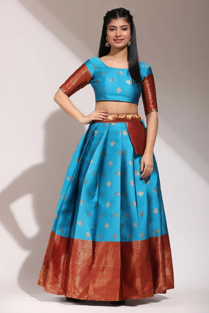 South Indian Festival Traditional Half Saree (VedPattu)