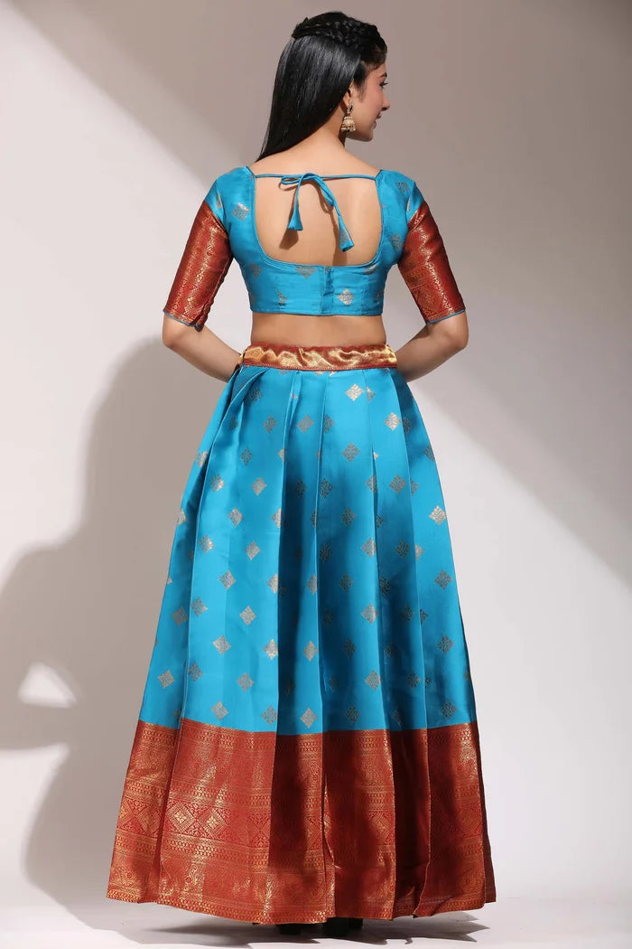 South Indian Festival Traditional Half Saree (VedPattu)