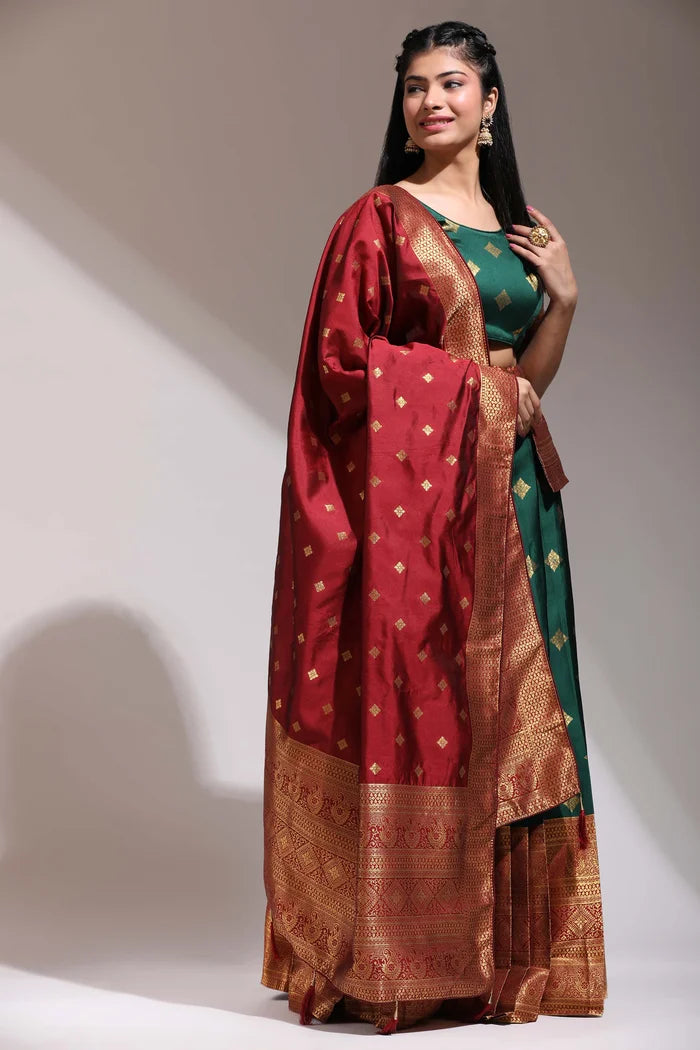 South Indian Festival Traditional Half Saree (VedPattu)