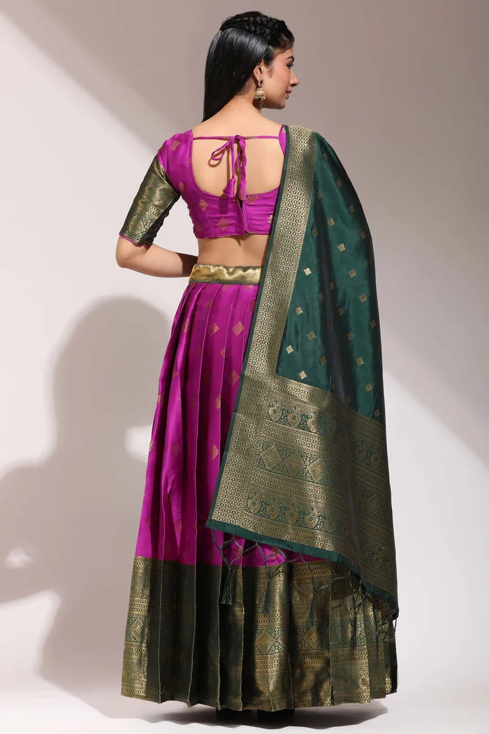 South Indian Festival Traditional Half Saree (VedPattu)