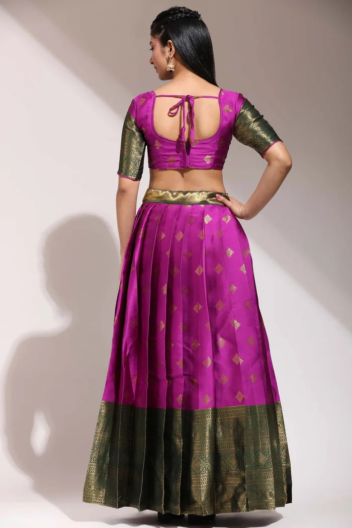 South Indian Festival Traditional Half Saree (VedPattu)