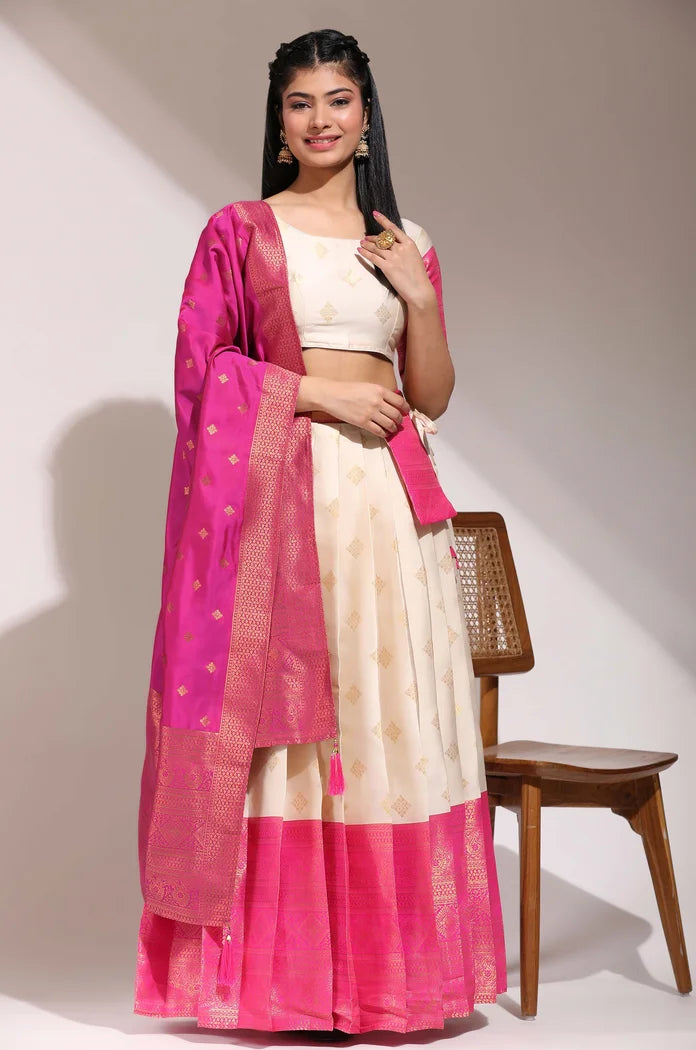 South Indian Festival Traditional Half Saree (VedPattu)