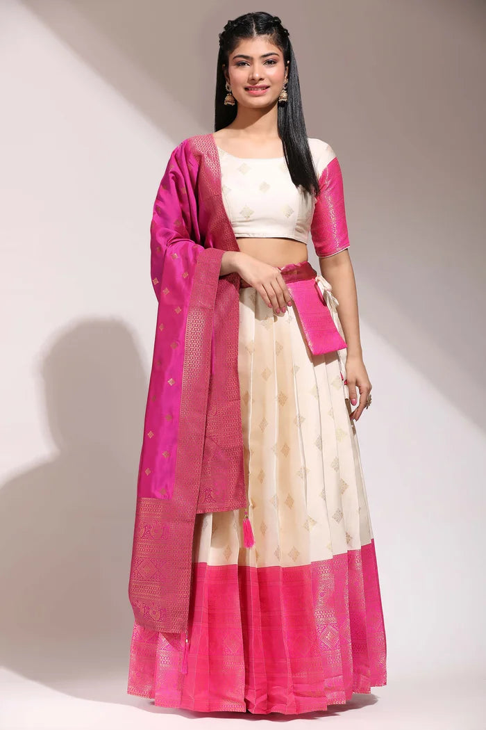 South Indian Festival Traditional Half Saree (VedPattu)