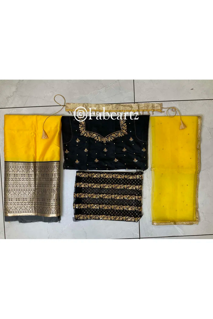 South Indian Festival Traditional Half Saree (Tanishq)