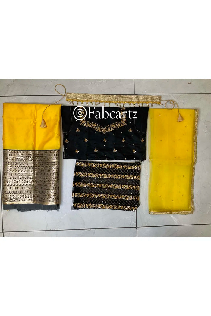 South Indian Festival Traditional Half Saree (Tanishq)