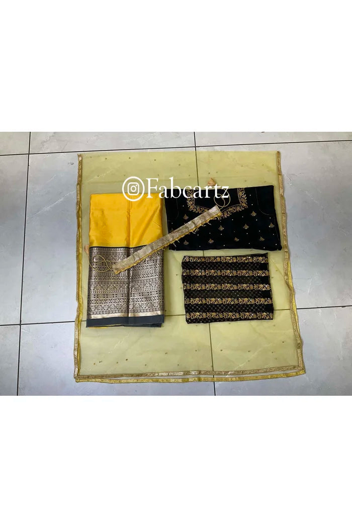 South Indian Festival Traditional Half Saree (Tanishq)