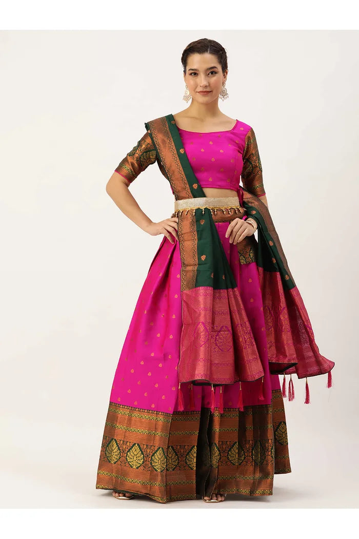 South Indian Festival Traditional Half Saree (Madhuri)