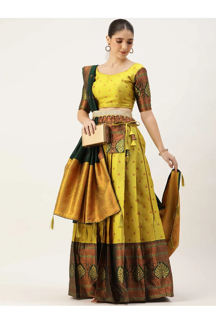 South Indian Festival Traditional Half Saree (Madhuri)