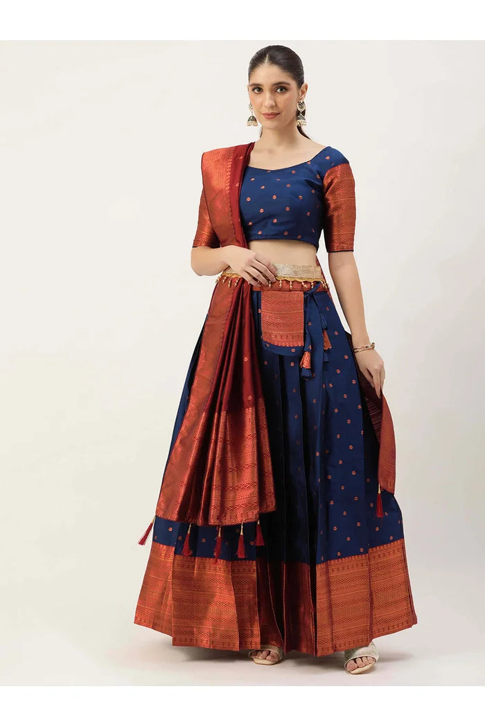 South Indian Festival Traditional Half Saree (Langhar)