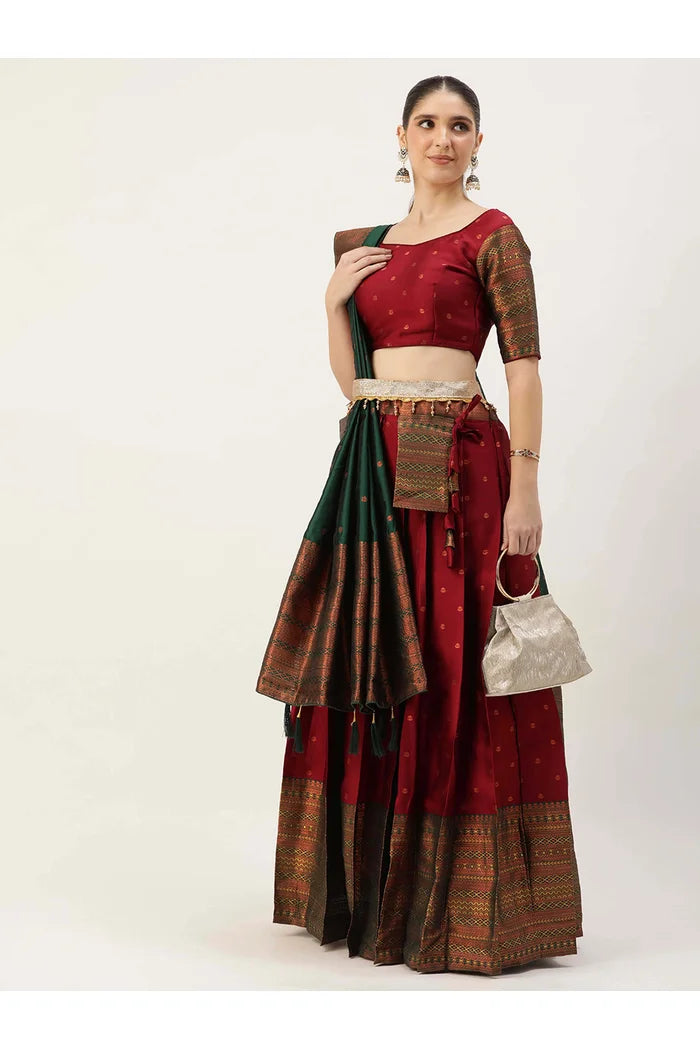 South Indian Festival Traditional Half Saree (Langhar)