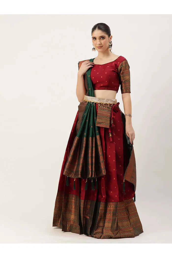 South Indian Festival Traditional Half Saree (Langhar)