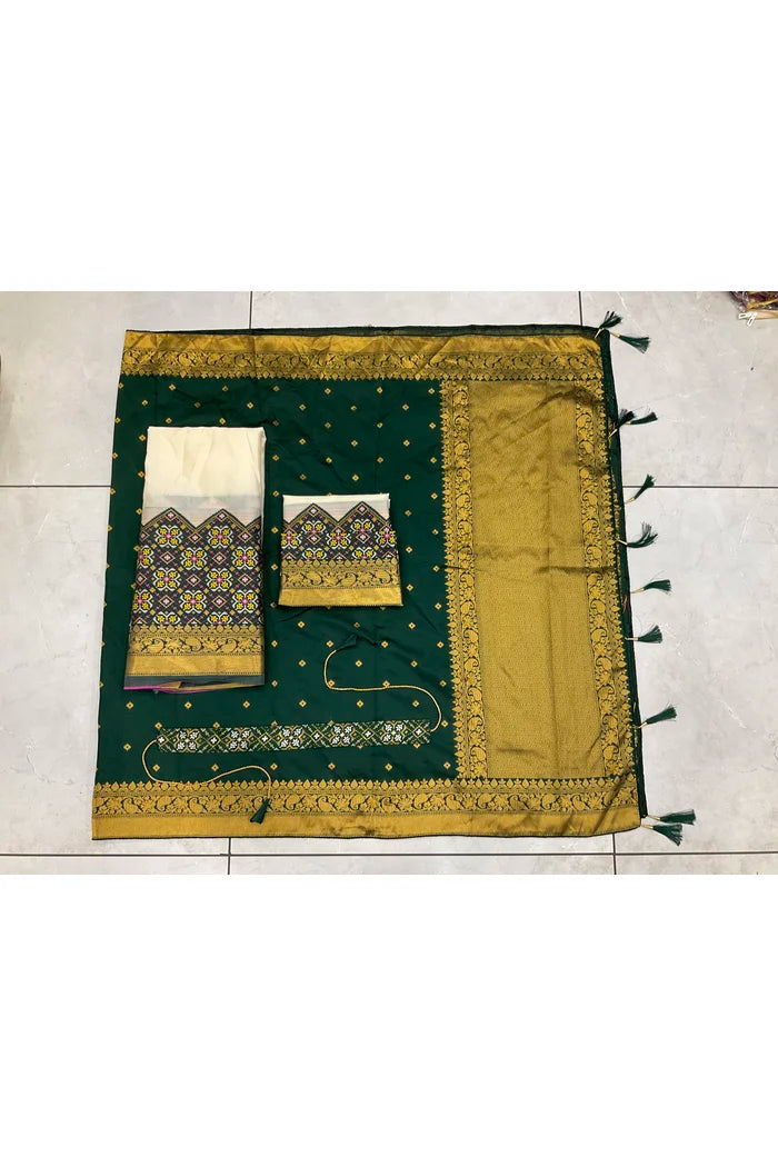 South Indian Festival Traditional Half Saree(Patola)