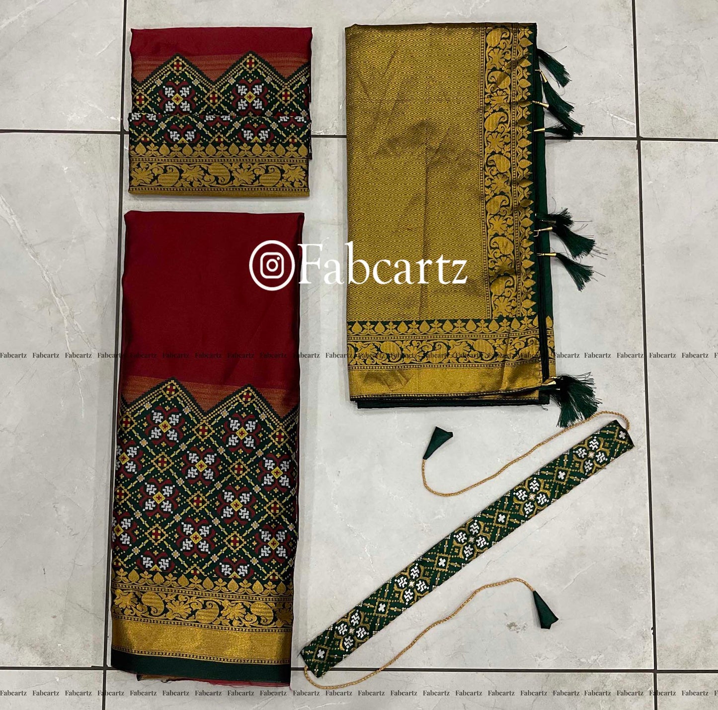 సౌత్ ఇండియన్ ఫెస్టివల్ సాంప్రదాయ హాఫ్ చీర