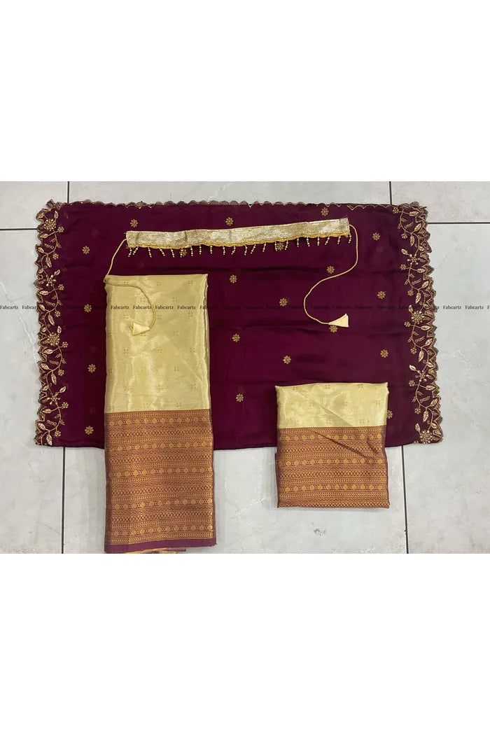 South Indian Festival Traditional Half Saree (Yogeshwari)