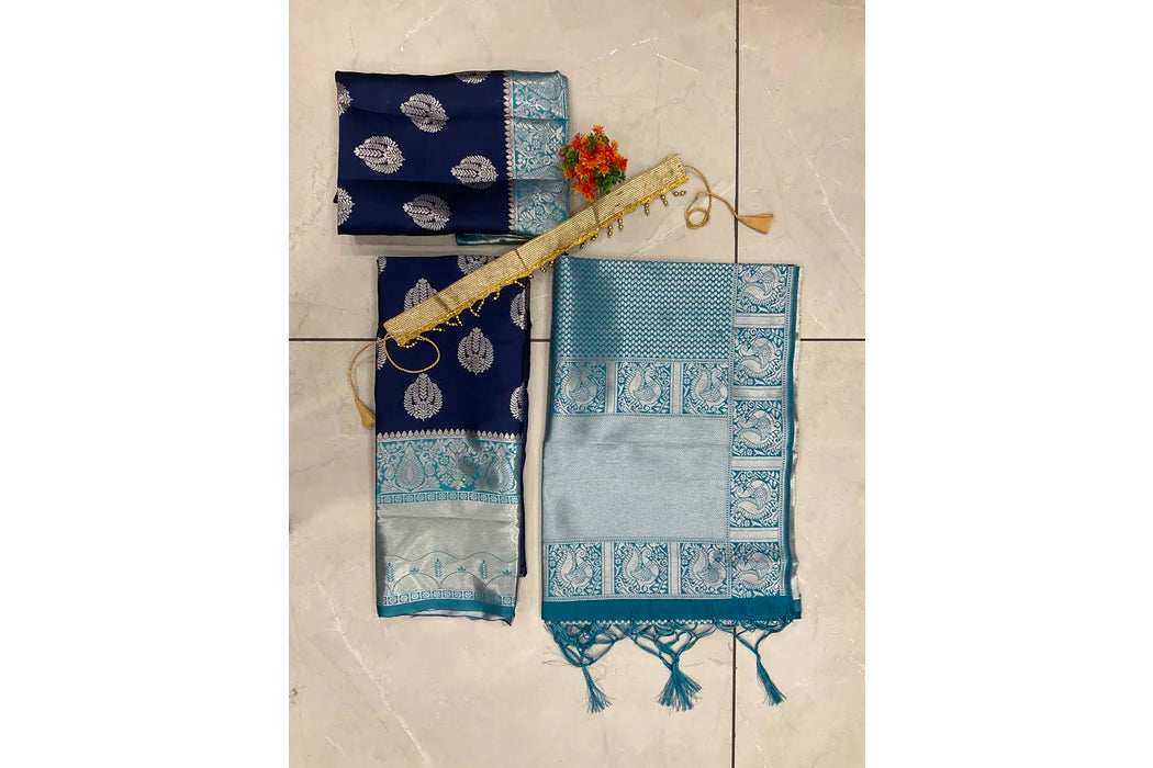 దక్షిణ భారత పండుగ సాంప్రదాయ హాఫ్ చీర (ఛవి)