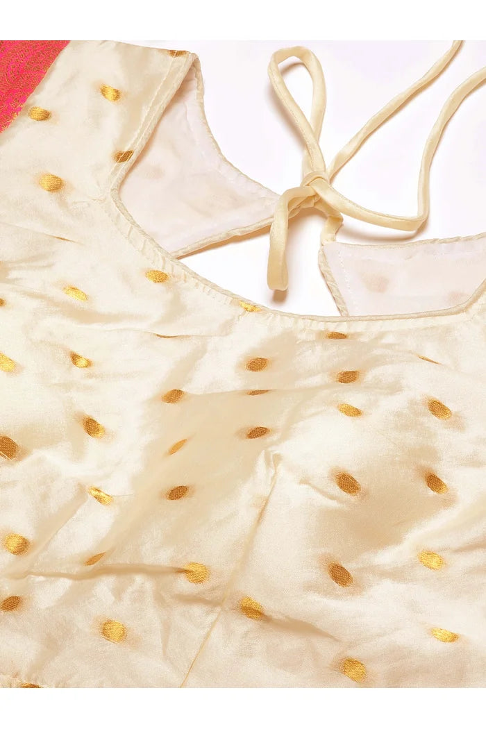 South Indian Festival Traditional Half Saree (Aarjoo)